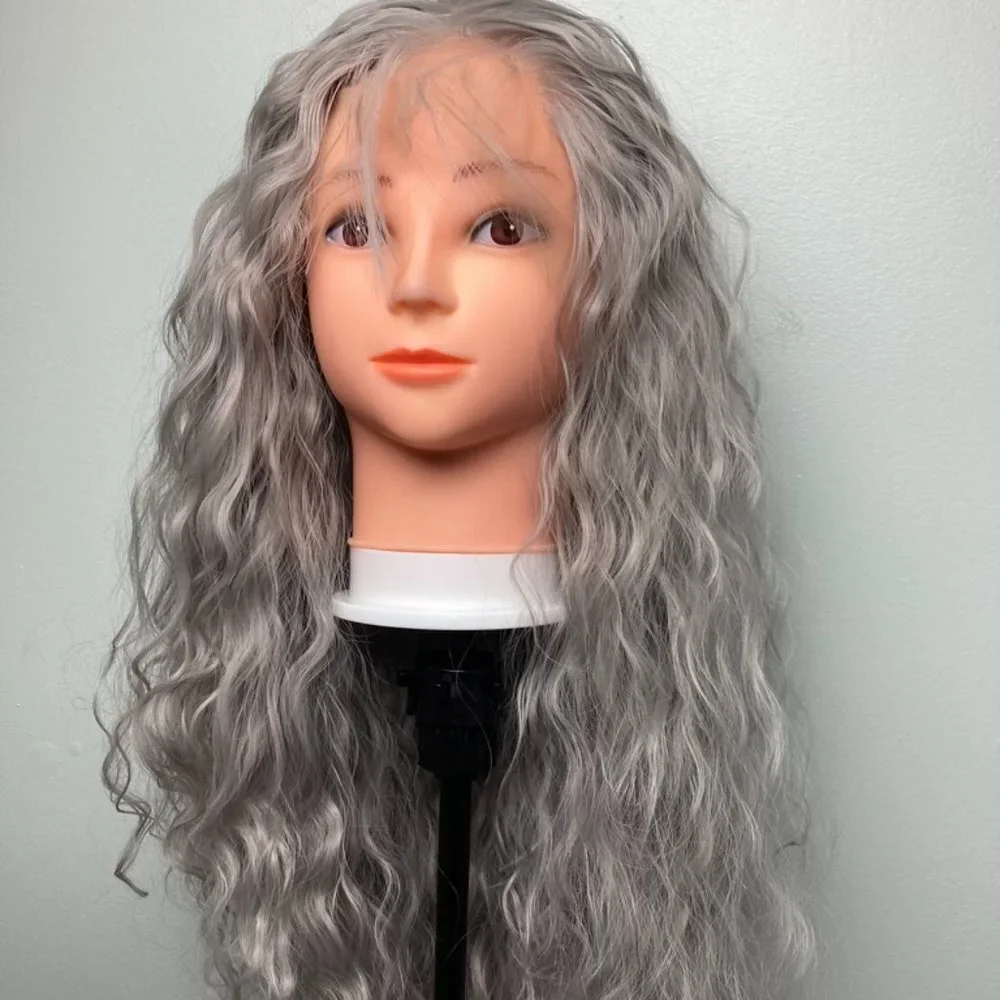 Gray Wig Grey Lace Front Wig